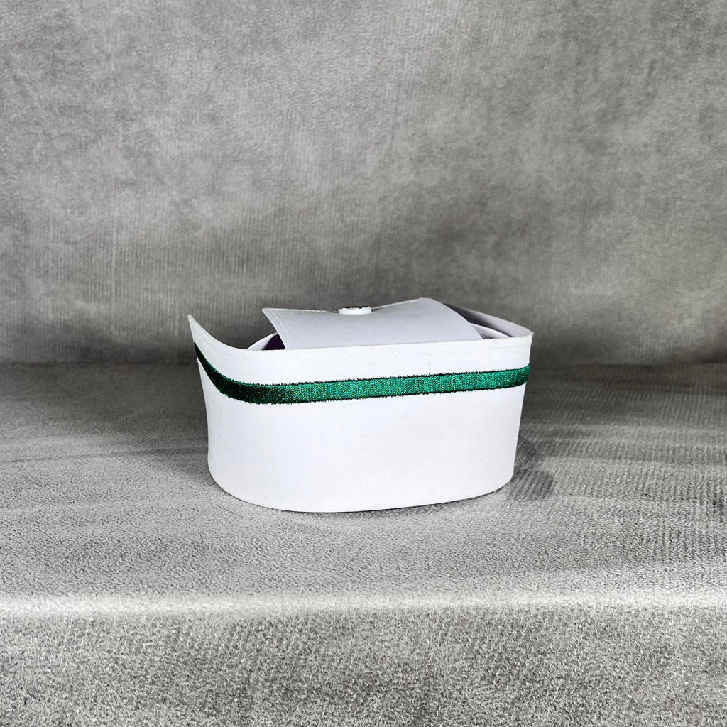 COFIA DE TELA BORDADA