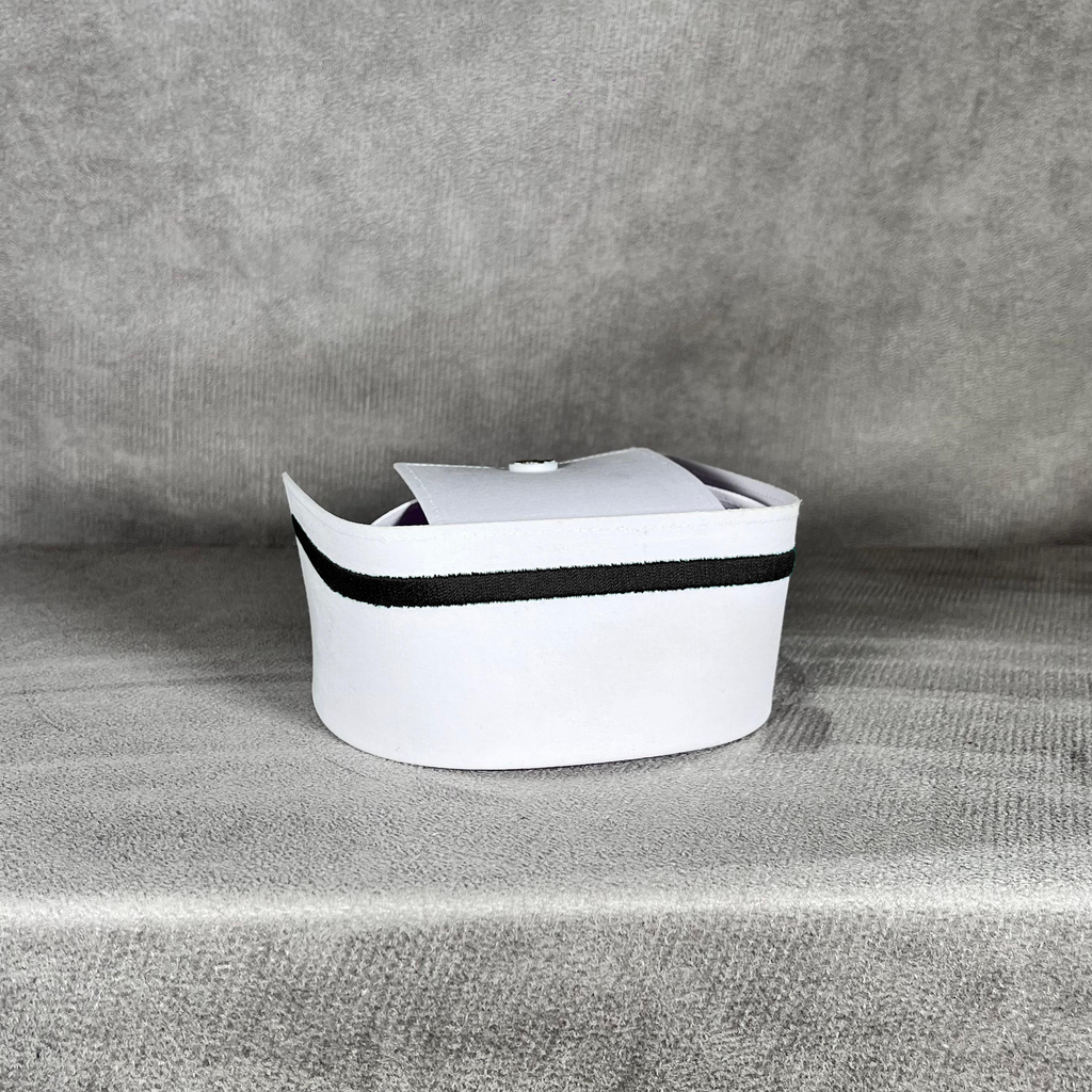 COFIA DE TELA BORDADA