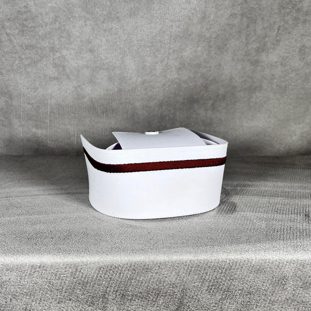 COFIA DE TELA BORDADA