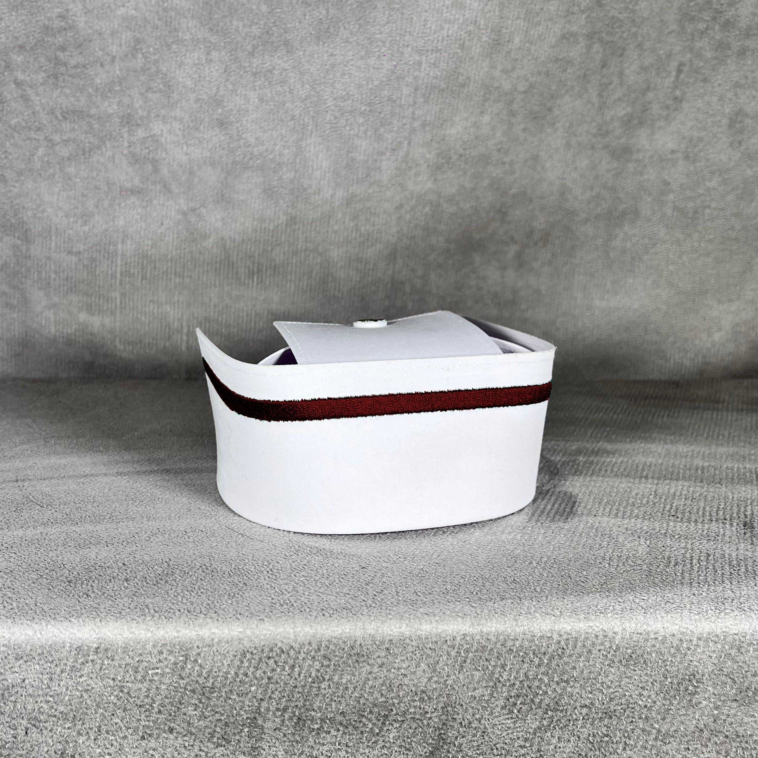 COFIA DE TELA BORDADA