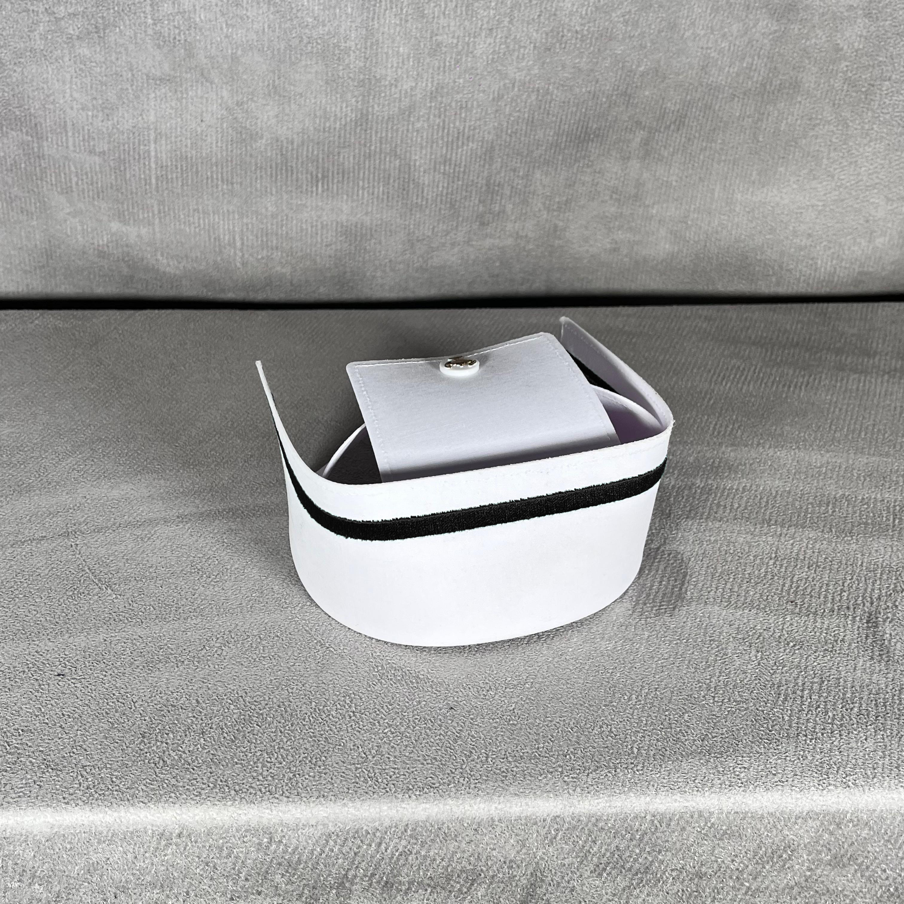 COFIA DE TELA BORDADA